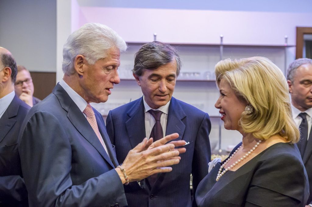 Bill Clinton, Douste Blazy et Mme Ouattara