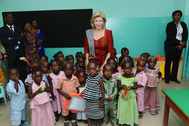 Children of Aafrica Foundation has totally rehabilitated and equipped the kindergarten of Zouhan-Hounien.