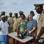 La Premiére Dame, Mme Dominique Ouattara a offert des équipements pour les centres de formation féminine