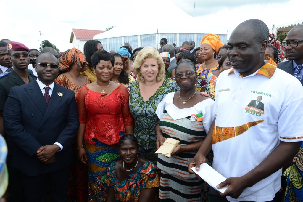 The First Lady meets the expectations of the populations of Guillaume Soro home town
