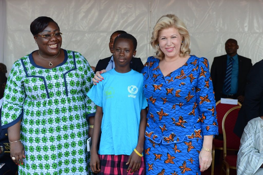 Mme Dominique Ouattara a traduit son amour aux petits pensionnaires de l'ANAED