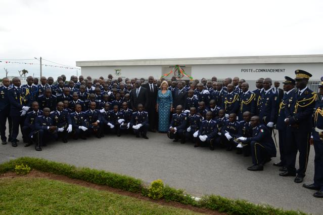 La marraine de la cérémonie, Mme Dominique Ouattara a apporté son soutien à ses filleuls