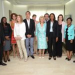 La Première Dame échange avec la délégation de France Médias Monde