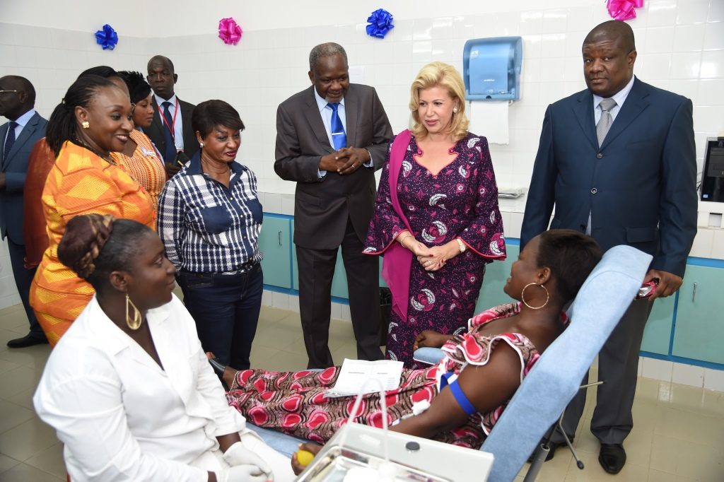 Inauguration of a Blood Transfusion Center in Daoukro
