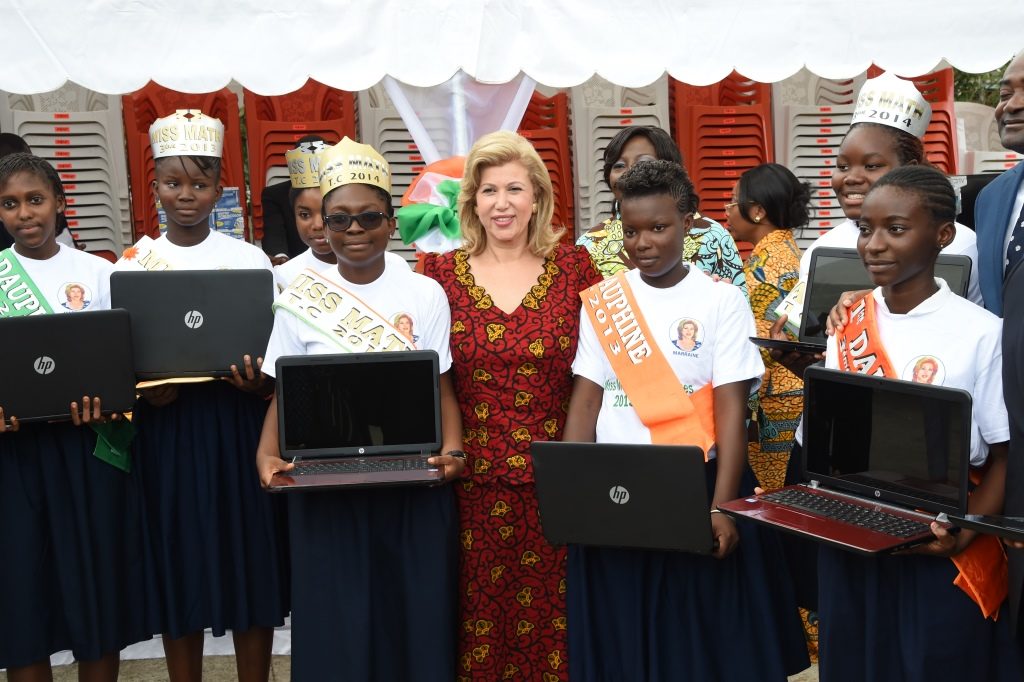 Miss Math Contest : The First Lady Dominique Ouattara Award Laureates