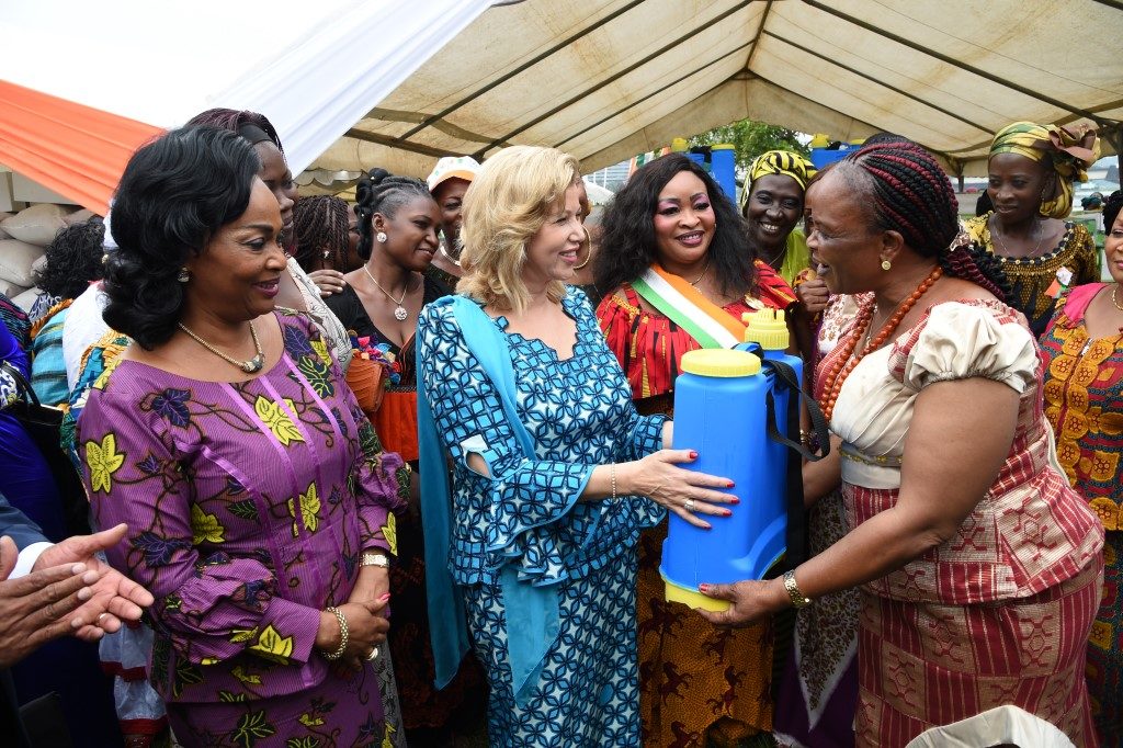 Cérémonie de remise de semences et de produits phytosanitaires