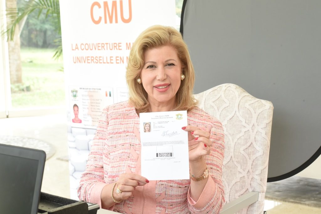 Universal Health Coverage: The First Lady Dominique Ouattara enlisted