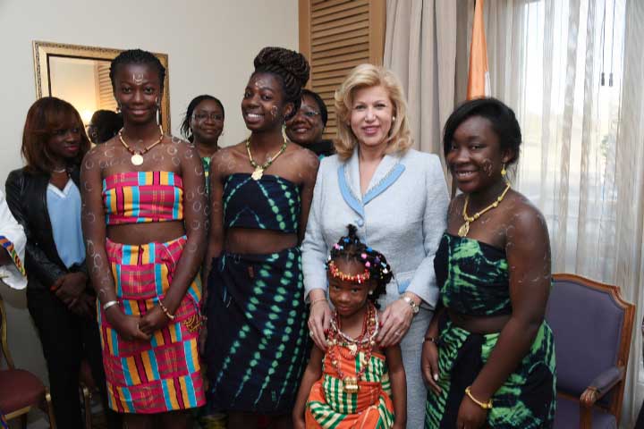 La Première Dame, Dominique Ouattara aux Ivoiriennes d’Ethiopie