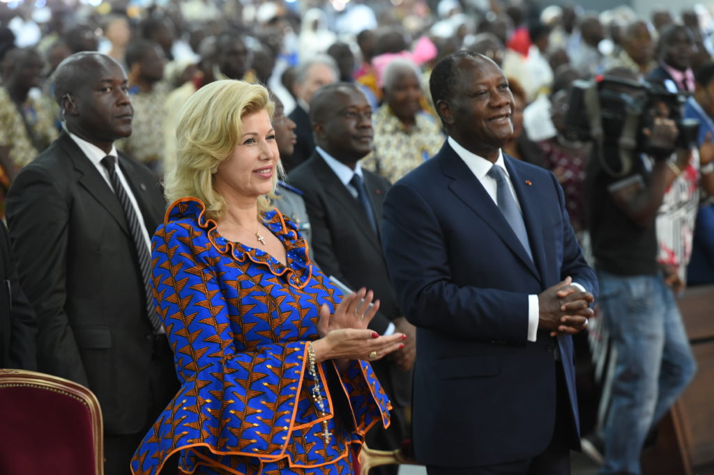 The Presidential Couple brings support to Cardinal Jean-Pierre Kutwa