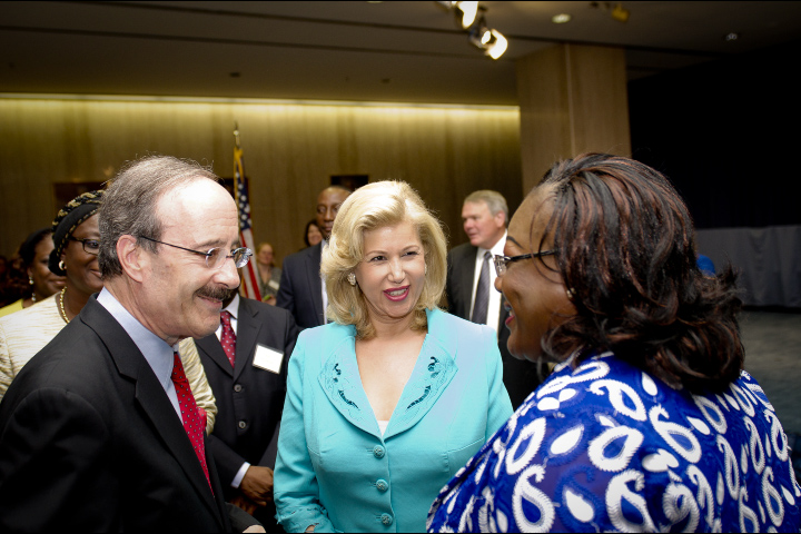 The US Department of Labor, Chocolate Industry, and Congressmen commend Mrs Dominique Ouattara