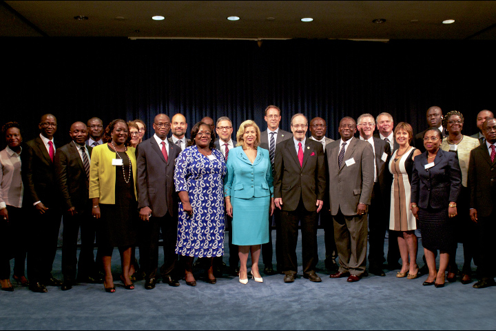 The US Department of Labor, Chocolate Industry, and Congressmen commend Mrs Dominique Ouattara