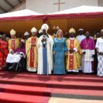 Le Couple Présidentiel honore le Cardinal Jean-Pierre Kutwa à Blockauss