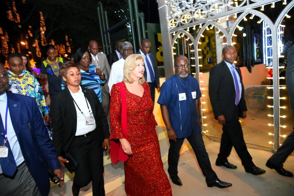 Mrs. Dominique Ouattara visits the enchanted island