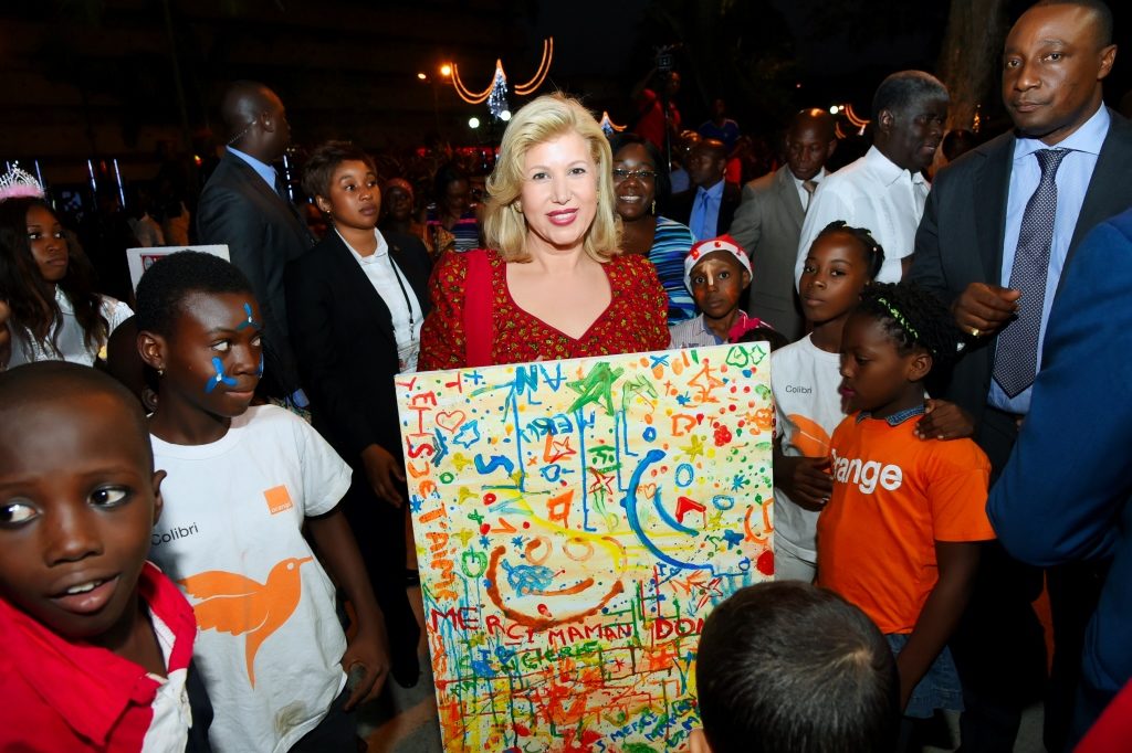2015 end year festivities: MRS. dominique ouattara visits the enchanted island