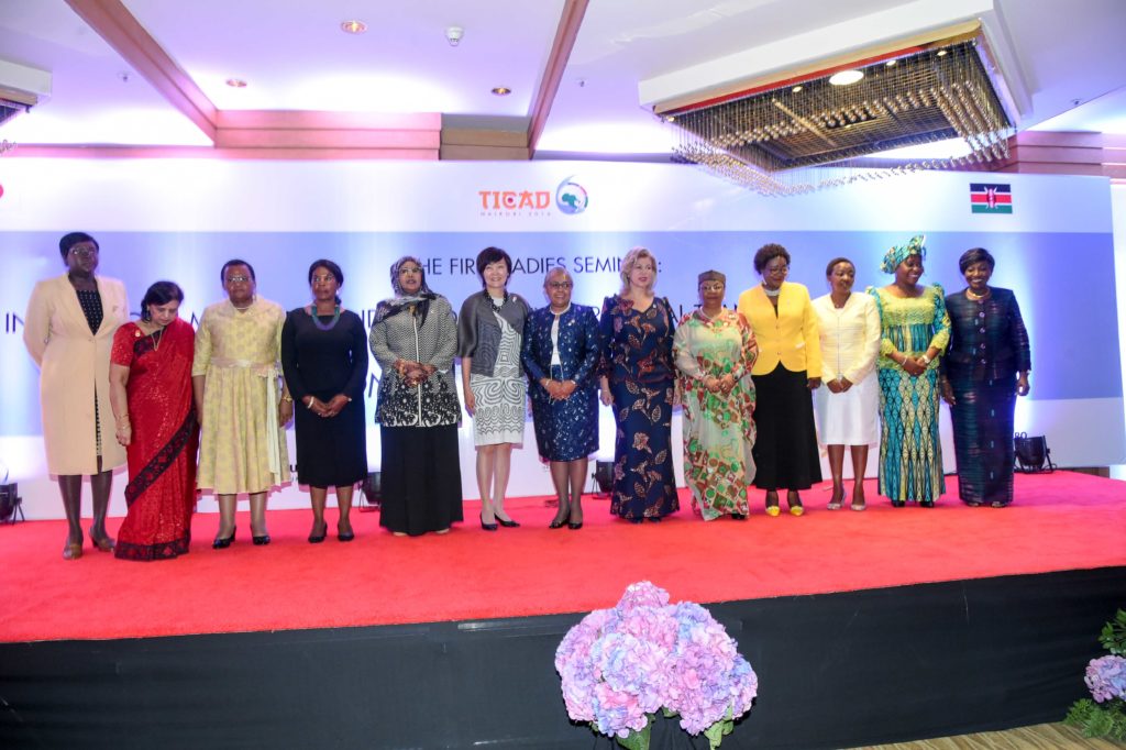 The call of the African First Ladies and Japan First Lady in Nairobi