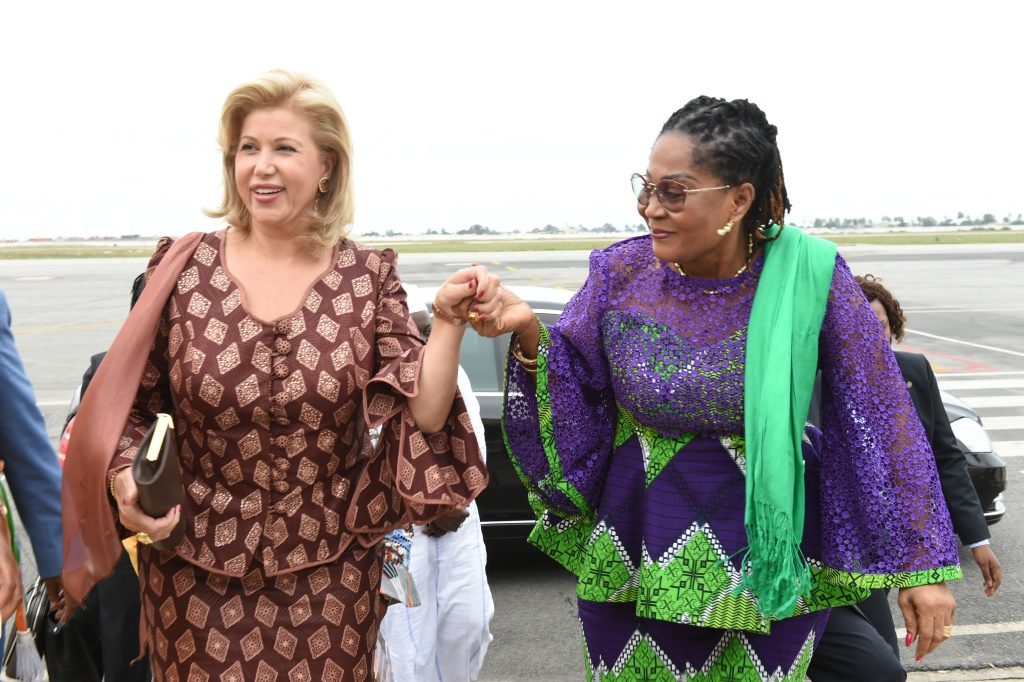 The First Lady of Ghana was warmly welcomed