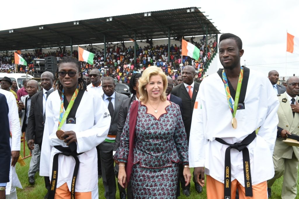 Gagnoa Celebrated their children Ruth Gbagbi and Cissé Sheikh Sallah