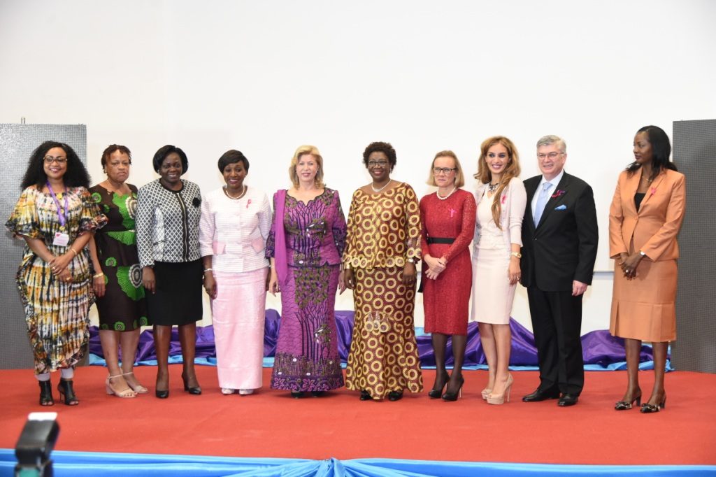 The First Ladies of Côte d'Ivoire and Central African Republic chair the event