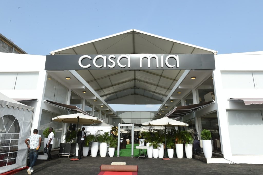 The First Lady, Dominique Ouattara inaugurated the "Casa Mia" Gallery