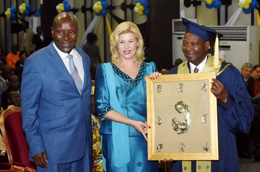 First Lady, Dominique Ouattara Rewards New Graduates